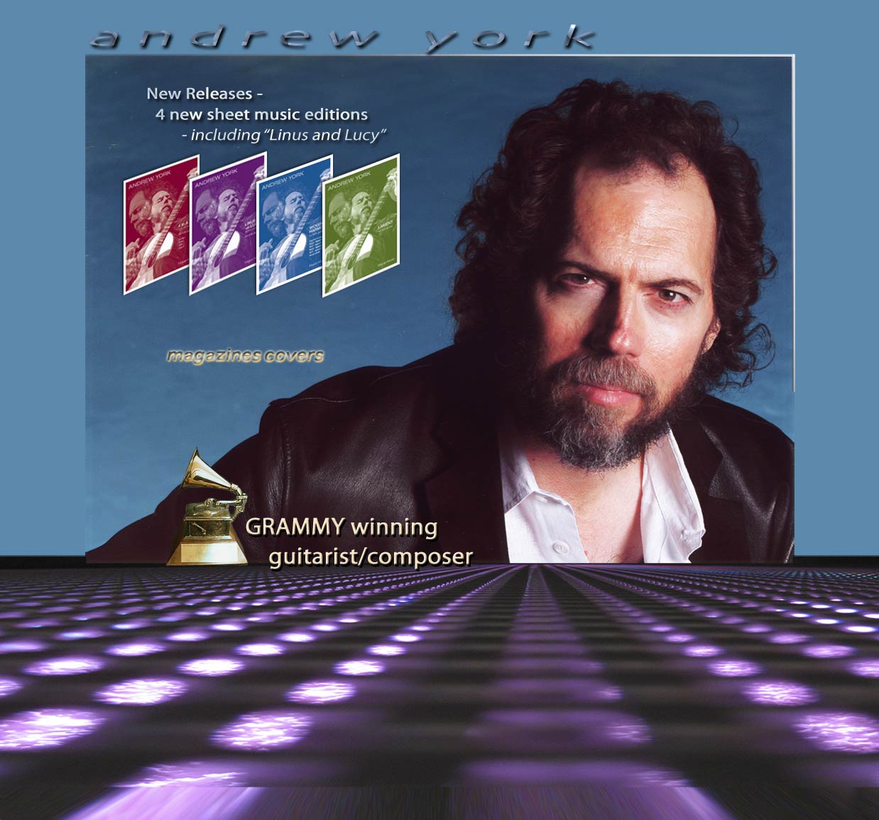 Andrew York - Grammy Winning Classical Guitarist Composer, mp3, CD and Sheet Music of guitar compositions from Majian Music