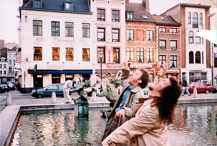 LAGQ-John Dearman, Bill Kanengiser, Scott Tennant and Andrew York, in Brussels 1991