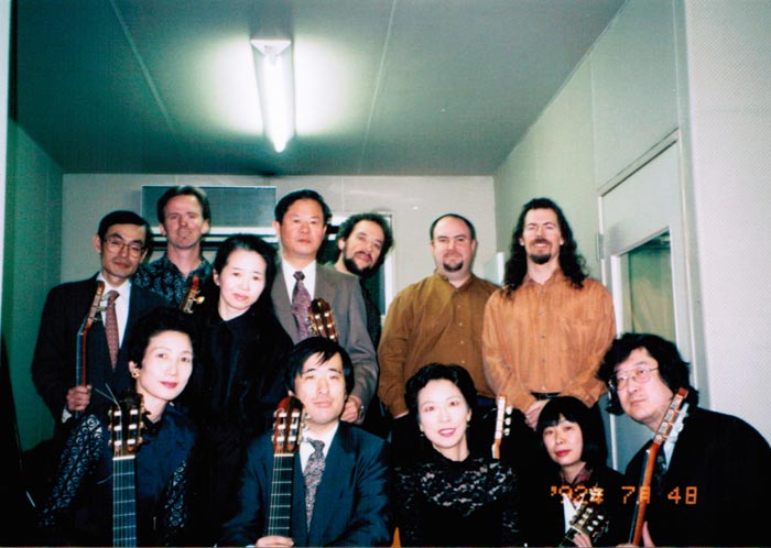 LAGQ-John Dearman, Bill Kanengiser, Scott Tennant and Andrew York, in Japan